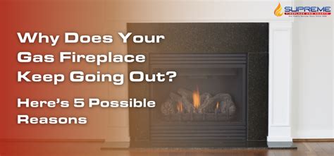 calor gas fire keeps going out